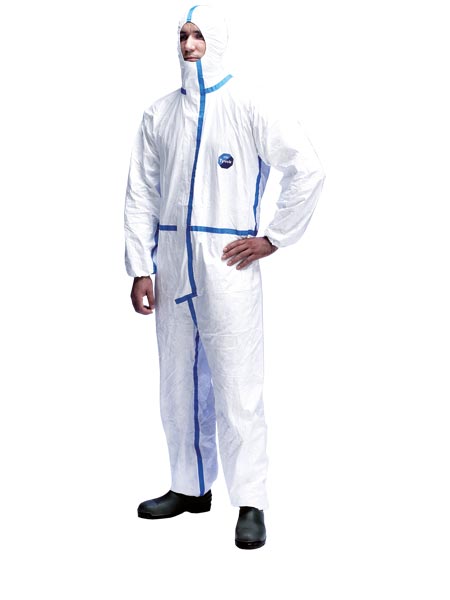 TYVEKP-CHF5W W L - SAFETY TYVEK OVERALL. DUPONT