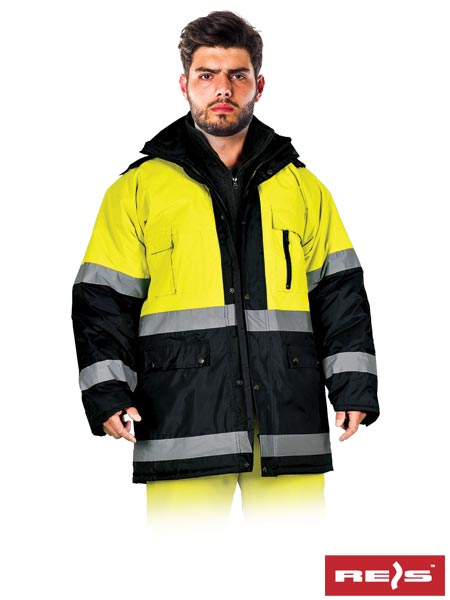 BLUE-YELLOW GY L - PROTECTIVE INSULATED JACKET