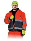 LH-VIBER YG 2XL - PROTECTIVE INSULATED JACKETPossible soil on the fluorescent material