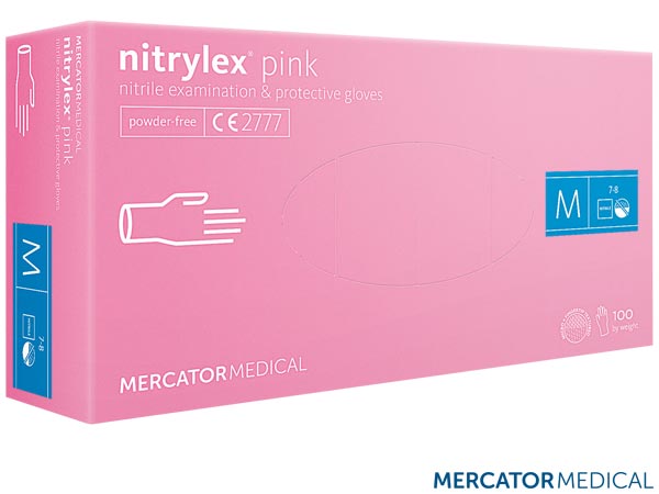 RMM-NITPINK R XL - RĘKAWICE NITRYLOWE 8% VAT