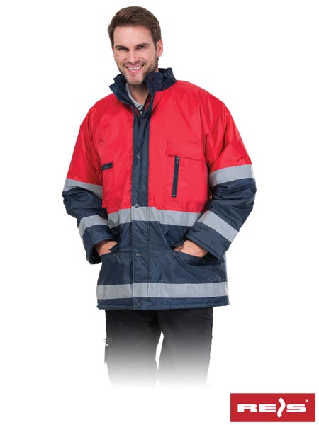 BLUE-RED GC L - PROTECTIVE INSULATED JACKET